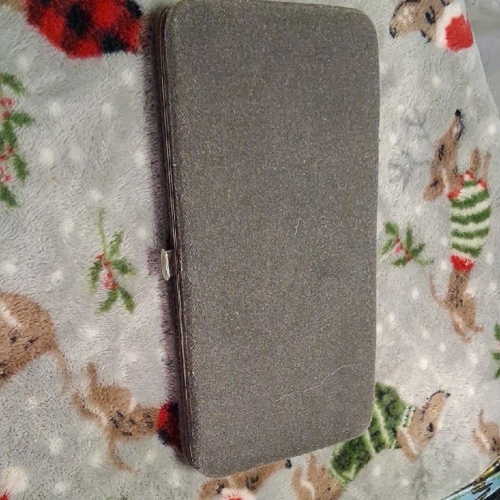 Gray  Wallet Clutch